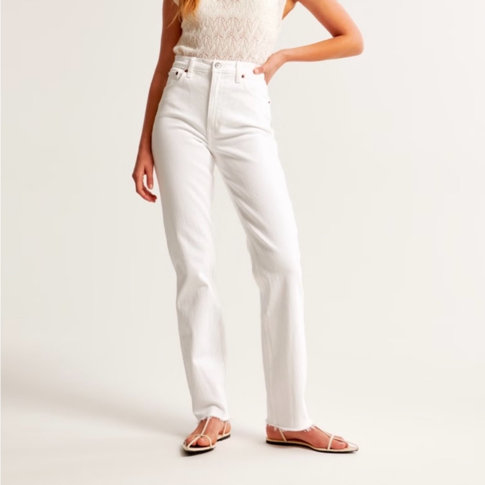 Abercrombie & Fitch 90s Straight Ultra High Rise